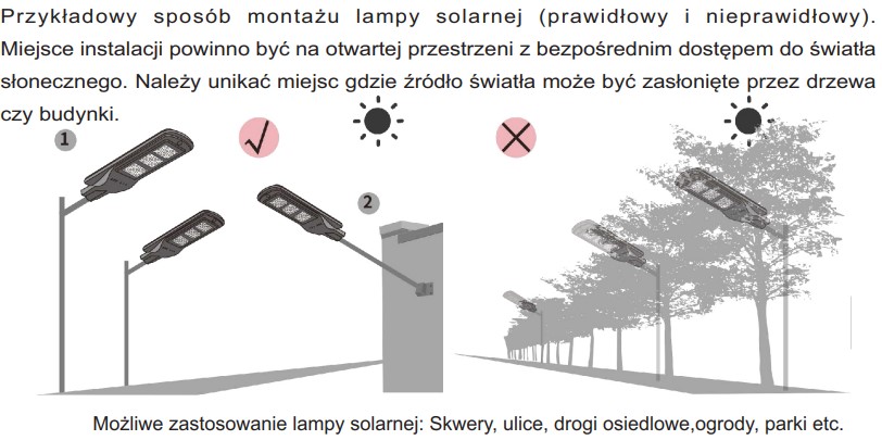 Montaż lampy solarnej Jocker od Volt Polska