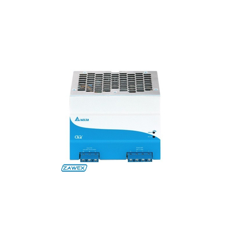 Zasilacz impulsowy 24V Delta DRP-024V480W-1BN