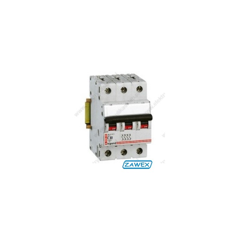 Wyłącznik nadprądowy B20A - Legrand S303 - 3P