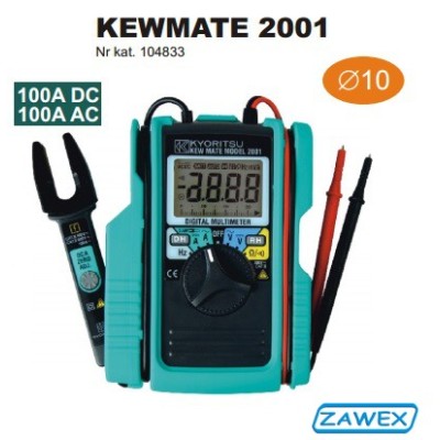 Multimetr cyfrowy z przystawką cęgową KEWMATE 2001