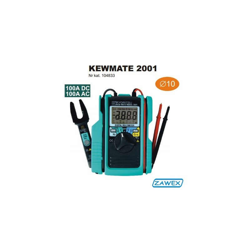 Multimetr cyfrowy z przystawką cęgową KEWMATE 2001