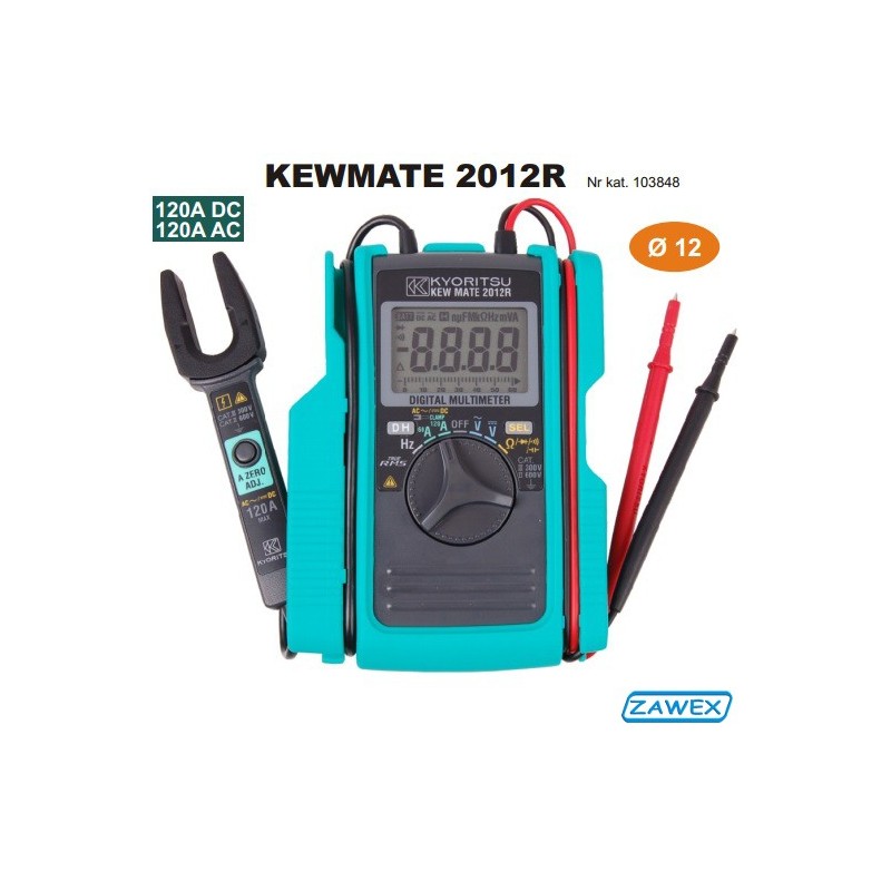 Multimetr cyfrowy z przystawką cęgową KEWMATE 2012R