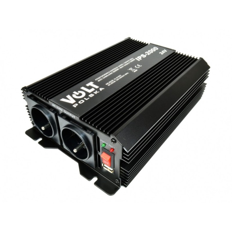 Przetwornica napięcia VOLT  24V / 230V - IPS 2000