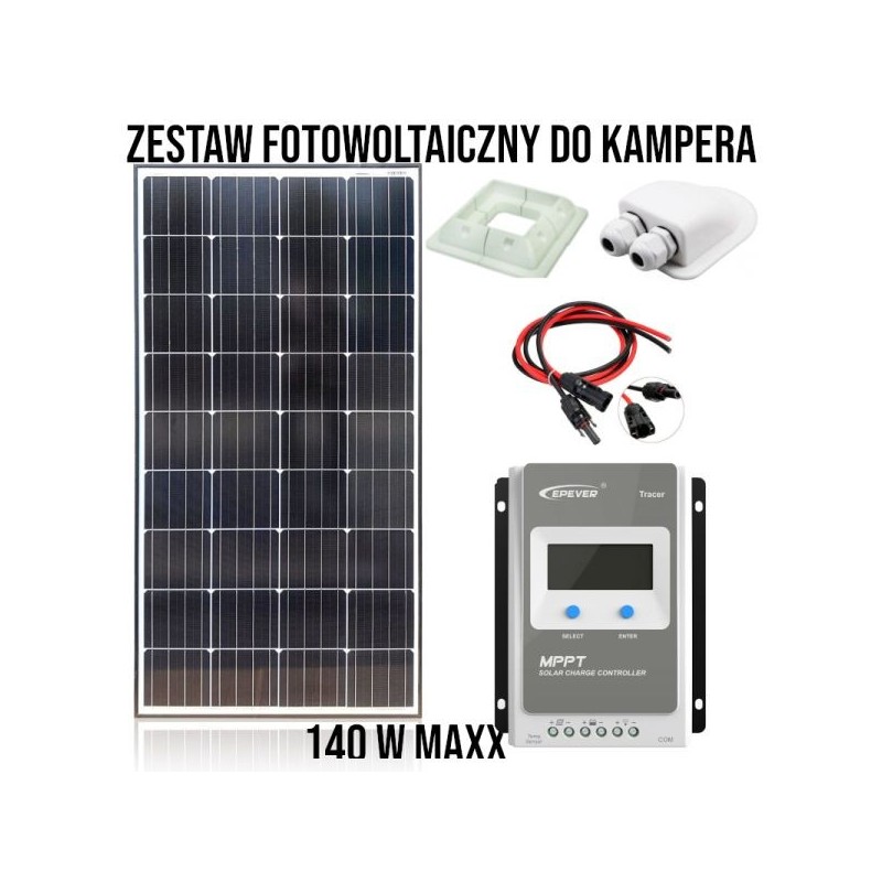 Zestaw Fotowoltaiczny Do Kampera 140W MAXX