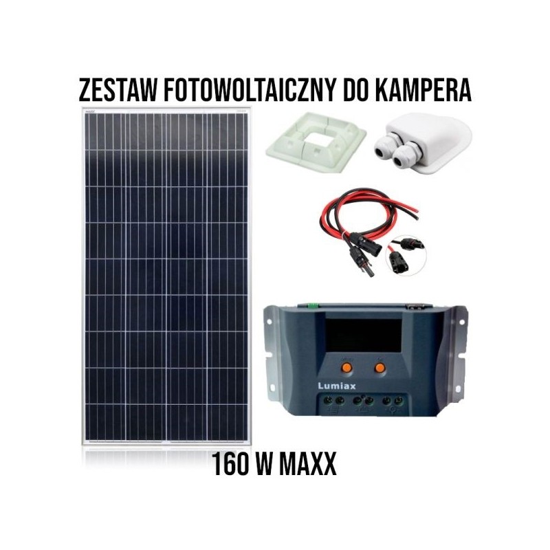 Zestaw Fotowoltaiczny Do Kampera 165W MAXX