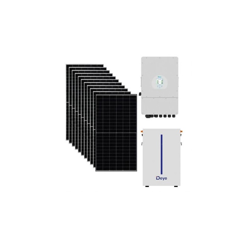 Zestaw Fotowoltaiczny 9,81kWp Falownik Deye + 2 x magazyn energii DEYE + 18 x panel JA SOLAR 545W