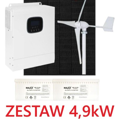 Elektrownia wiatrowo-fotowoltaiczna 5kW