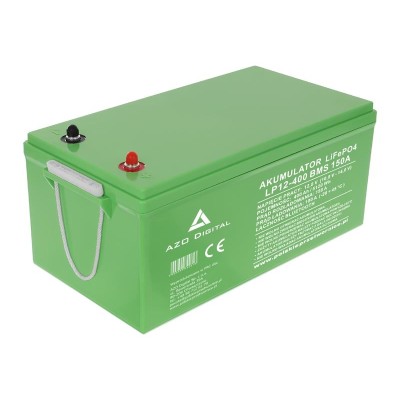 Akumulator LiFePO4 LP12-400 400Ah 12V 150A z Bluetooth i matą grzewczą