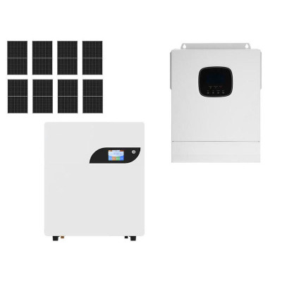 Zestaw fotowoltaiczny Off-Grid 3,44 kWp z magazynem energii 5,12 kWh i inwerterem ESB 7kW + 8 x panel 430W