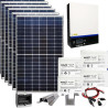Zestaw solarny na domek letniskowy 2,3 KW 230VDC + 4 Aku