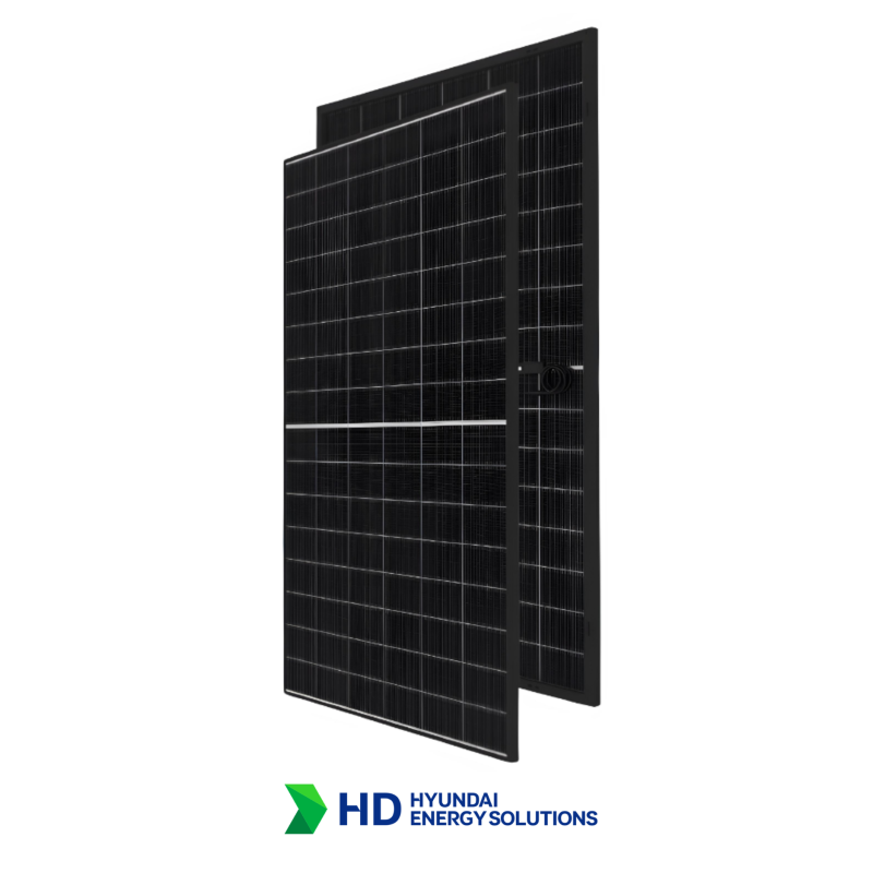 PANEL FOTOWOLTAICZNY HYUNDAI HiT-H455CE-BF (ZB) 455W BIFACIAL w technologii Premium N-Type HJT (Heterojunction) (czarna rama)