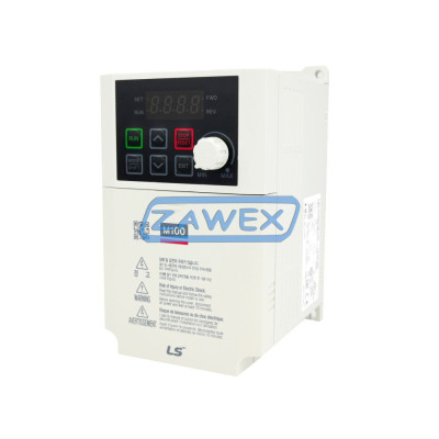 Falownik LS M100 0,1 kW LSLV0001M100-1EOFNA | Przemiennik 1×230V z filtrem EMC