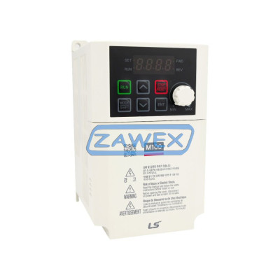 Falownik LS M100 0,2 kW LSLV0002M100-1EOFNA | Przemiennik 1×230V z filtrem EMC