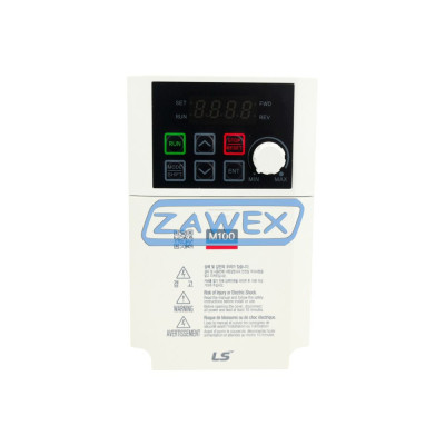 Falownik LS M100 0,2 kW LSLV0002M100-1EOFNA | Przemiennik 1×230V z filtrem EMC