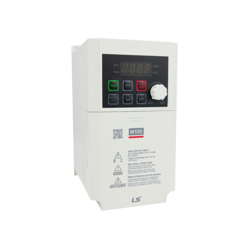 Falownik LS M100 0,75 kW LSLV0008M100-1EOFNA | Przemiennik 1×230V z filtrem EMC