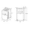 Falownik LS M100 2,2 kW LSLV0022M100-1EOFNA | Przemiennik 1×230V z filtrem EMC
