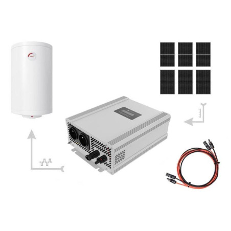 Zestaw Solarny do Podgrzewania Wody 4kW – 6x Panel 450W + Przetwornica ECO Solar Boost EVO MPPT-4000 PRO