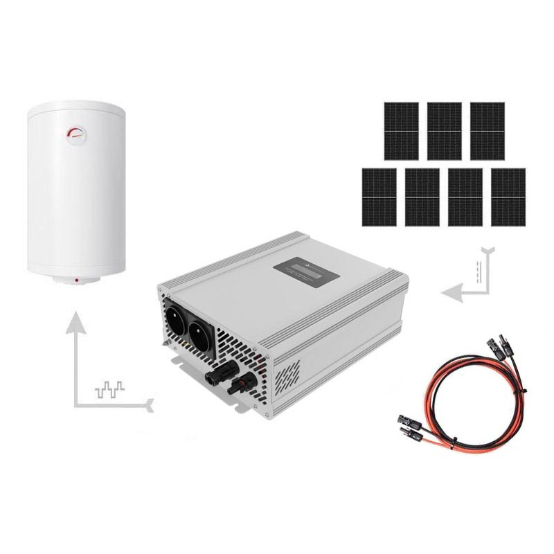Zestaw Solarny do Podgrzewania Wody 4kW – 7x Panel 450W + Przetwornica ECO Solar Boost EVO MPPT-4000 PRO