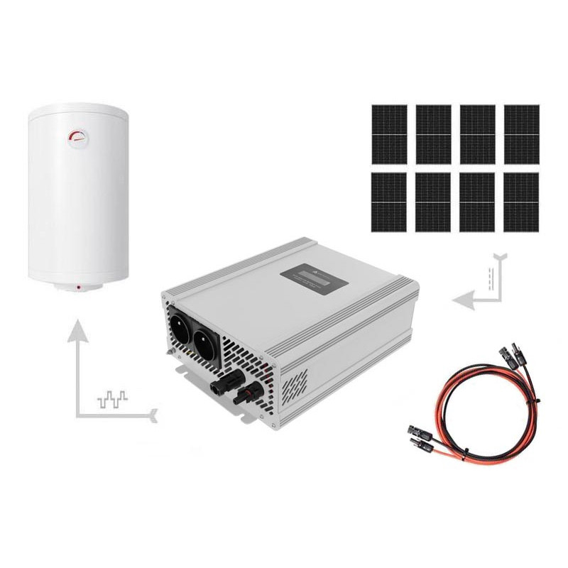 Zestaw Solarny do Podgrzewania Wody 4kW – 8x Panel 450W + Przetwornica ECO Solar Boost EVO MPPT-4000 PRO
