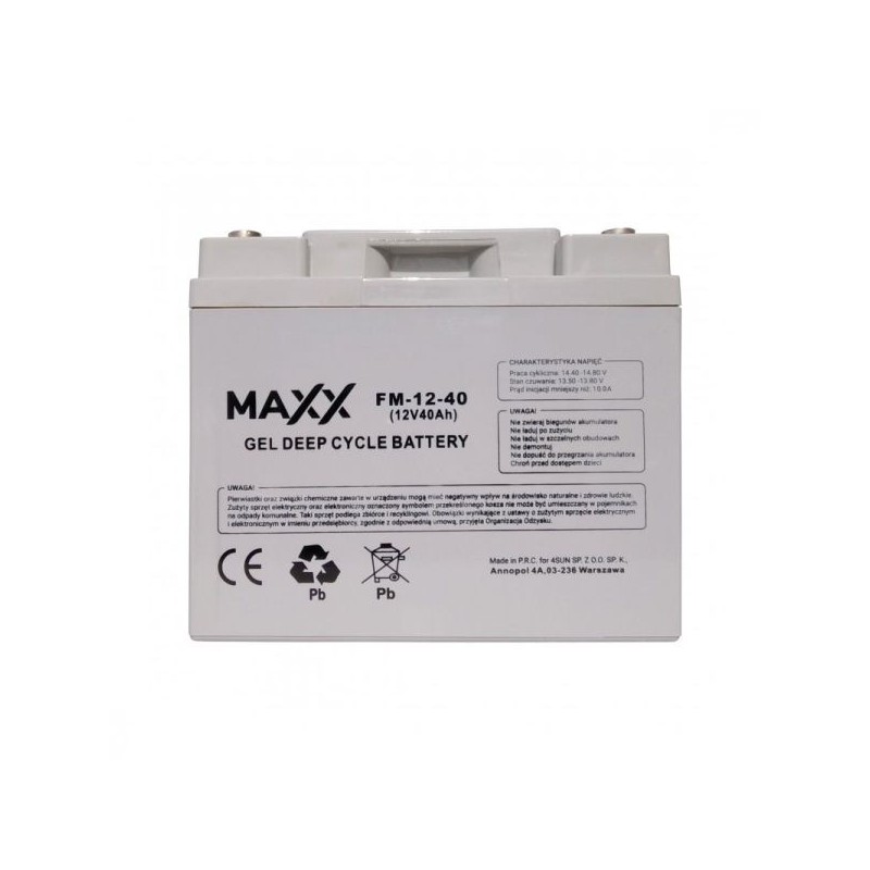Akumulator żelowy MAXX 12-FM-40 40 Ah 12V
