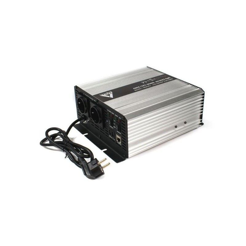 Zasilacz awaryjny (UPS + AVR) 12V UPS-1200SR Sinus 1200W/600