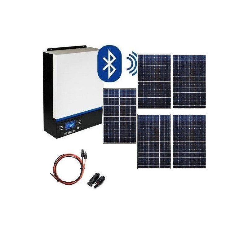 Zestaw Off-Grid 1,5 kW - 5x Panel 315W + falownik ESB-3kW-24 Zestaw Off-Grid 1,5 kW - 5x Panel 315W + falownik ESB-3kW-24