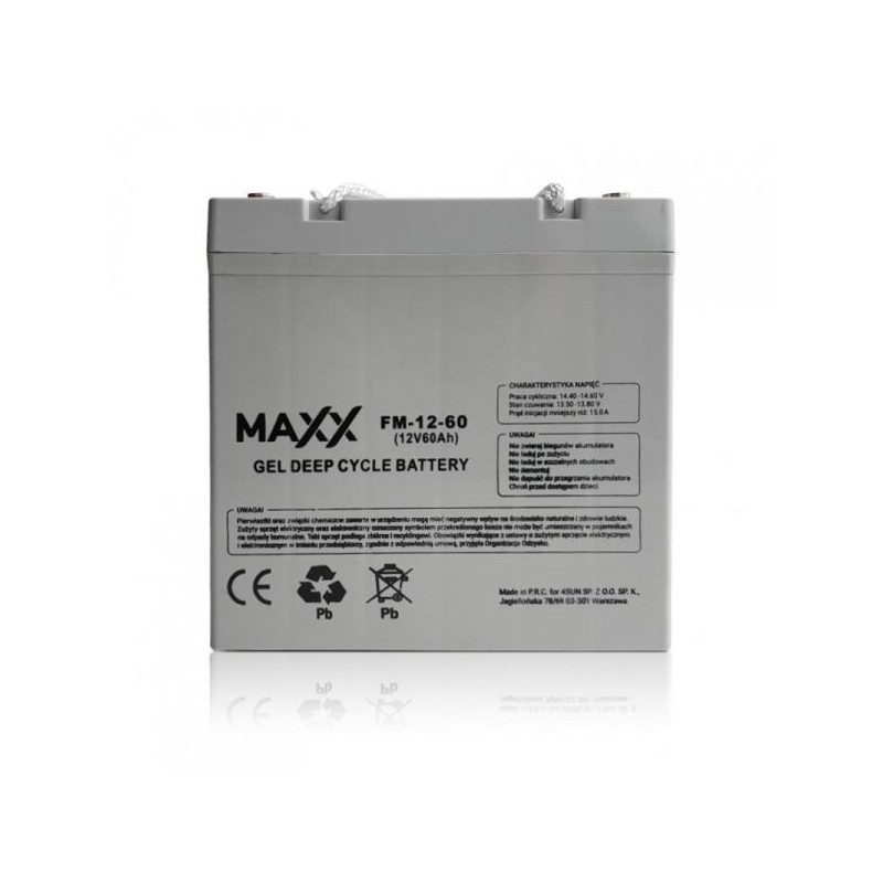 Akumulator żelowy MAXX 12-FM-60 60Ah 12V