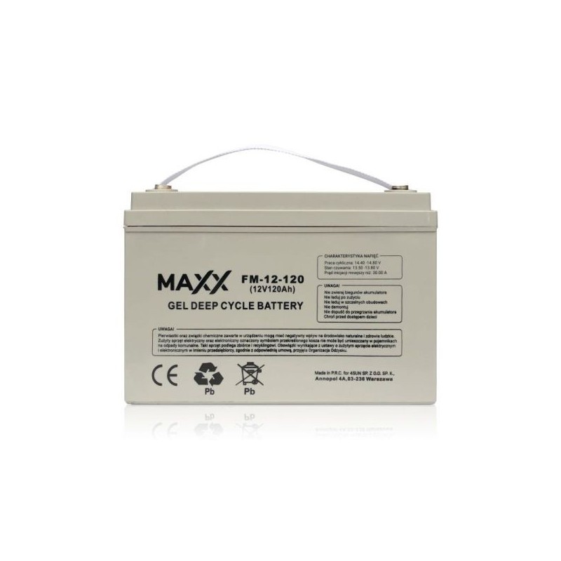 Akumulator żelowy MAXX 12-FM-S-120 120Ah 12V WERSJA S