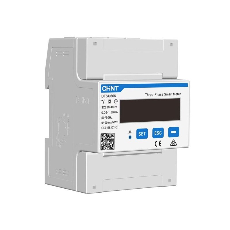 Smart licznik CHiNT DTSU666 3F dwukierunkowy ModBuS