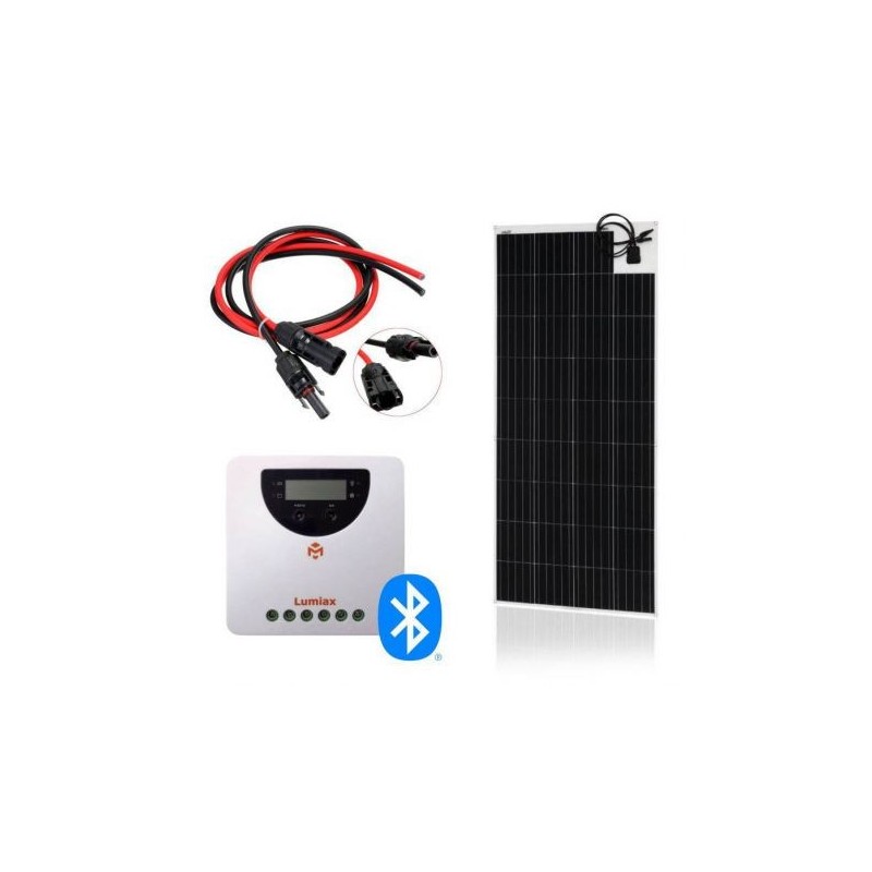 Zestaw na Łódź: Panel FLEX 190W + regulator  LS1024EU USB