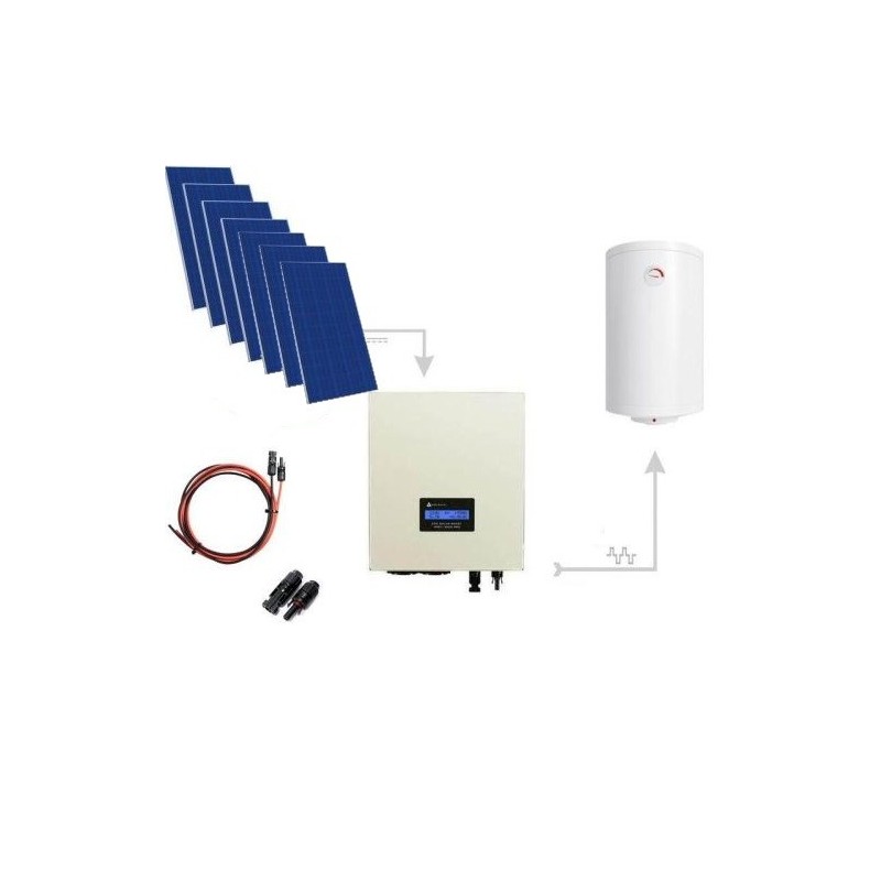 Zestaw Do Grzania Wody CWU 2850W (7xPanel PV + MPPT-3000 PRO