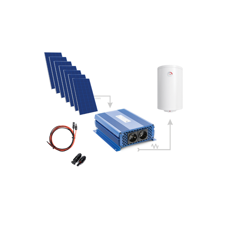 Zestaw Do Grzania Wody CWU 2850W (7 x Panel PV + MPPT-3000)