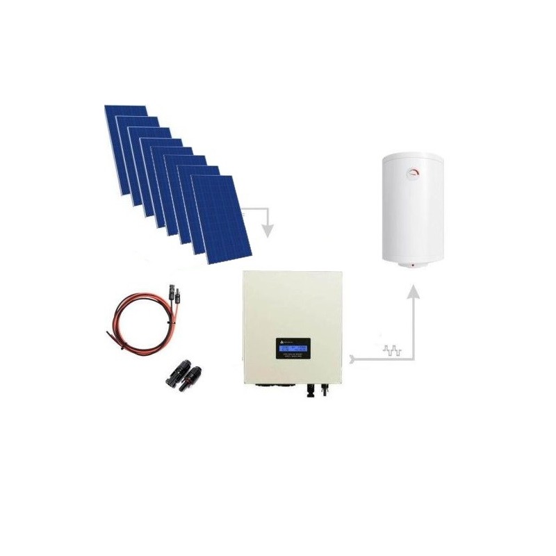 Zestaw Do Grzania Wody CWU 3300W (8xPanel PV + MPPT-3000 PRO