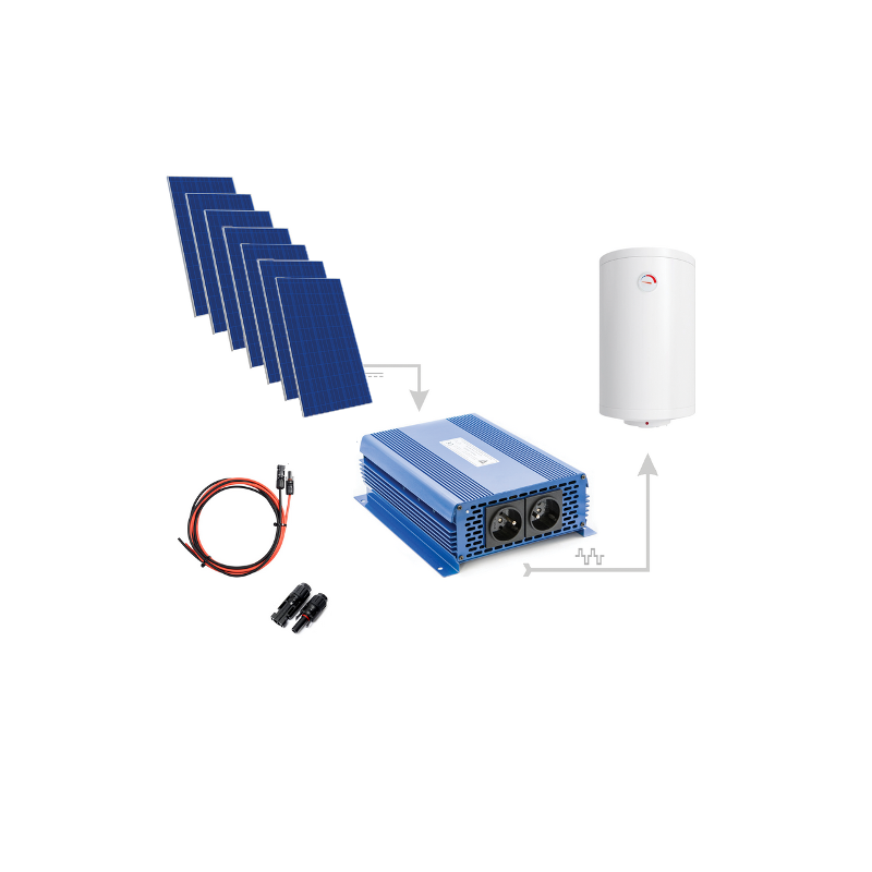 Zestaw Do Grzania Wody CWU 3300W (8 x Panel PV + MPPT-3000)