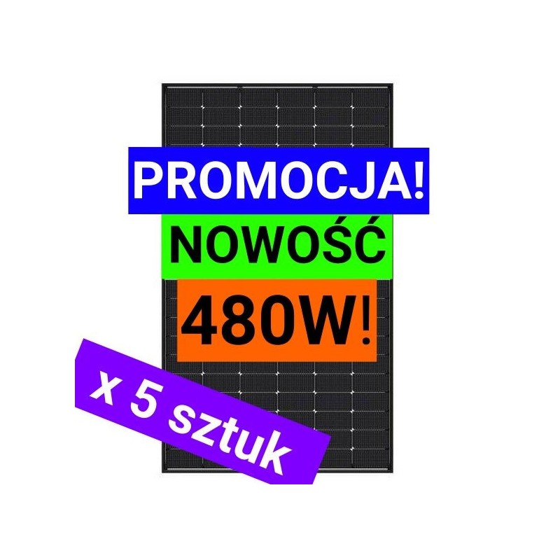 PANEL/MODUŁ FOTOWOLTAICZNY JINKO 480W 480 N-TYPE TIGER NEO B