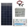 Zestaw PV: Panel 140W Maxx + Regulator 10A + Aku. 80Ah