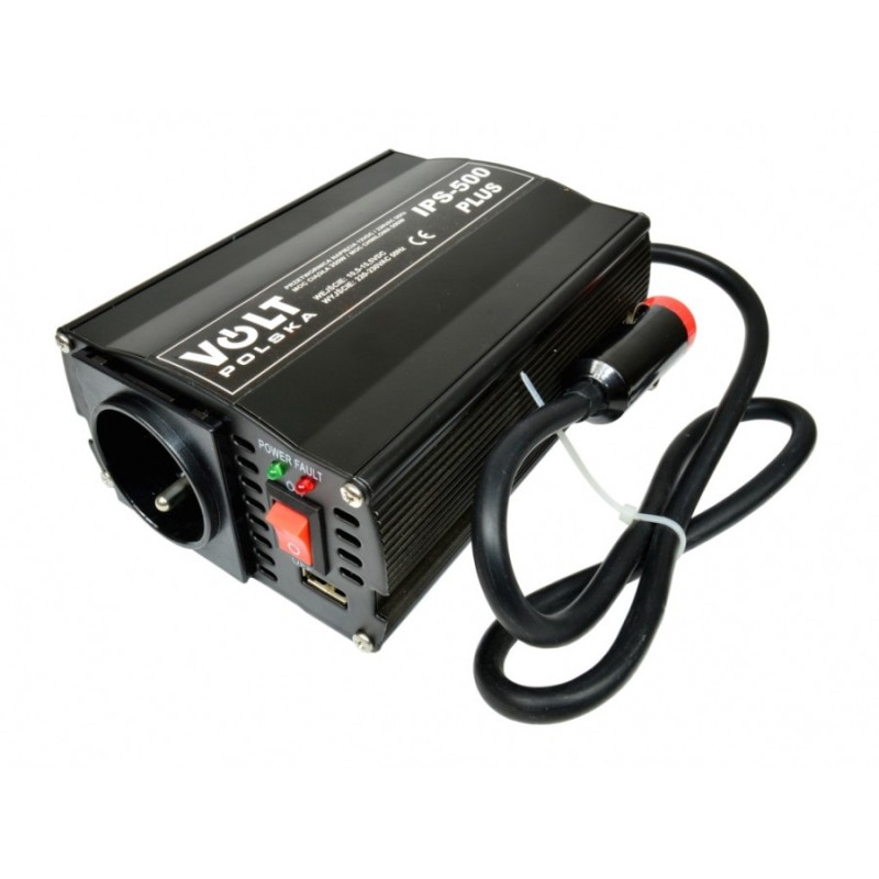 Przetwornica napięcia VOLT  12V / 230V - IPS 500 PLUS